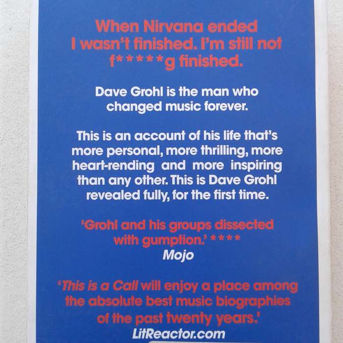 This Is A Call: The Life And Times Of Dave Grohl - Paul Brannigan (soft cover)