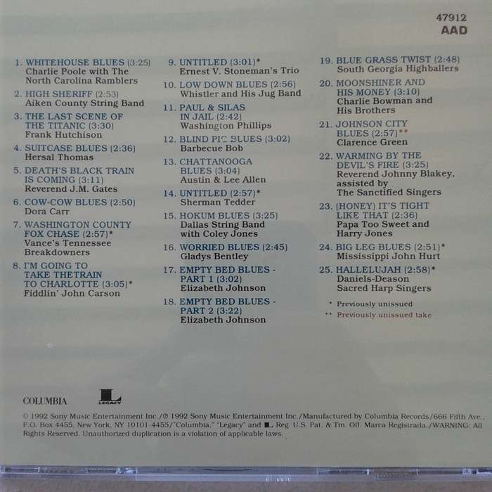 Roots N' Blues: The Retrospective (1925-1950) - Various Artists [4 CD Box Set] (1992)