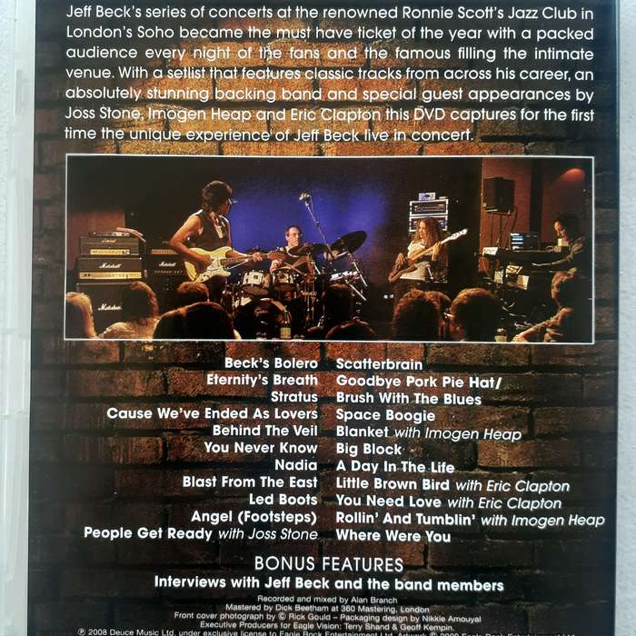 Jeff Beck - Performing This Week... Live At Ronnie Scott's [DVD] (2008)