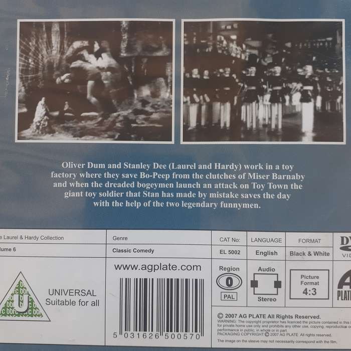Laurel & Hardy - Men O' War / Toyland [2 DVD Movie pack]