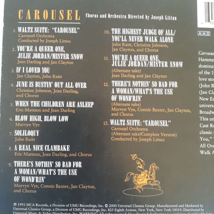 Carousel (Original Cast Album) [Import CD] (2000)