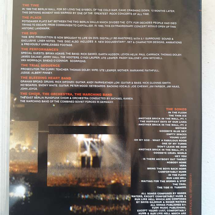 Roger Waters - The Wall: Live In Berlin [DVD] (2003)