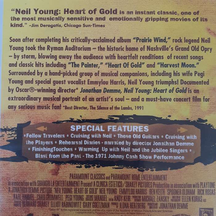 Neil Young: Heart Of Gold [2 DVD Movie] (2006)