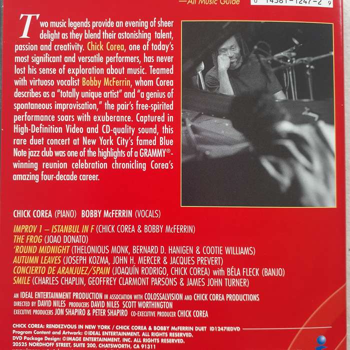 Chick Corea & Bobby McFerrin - Chick Corea & Bobby McFerrin Duet [DVD] (2006)