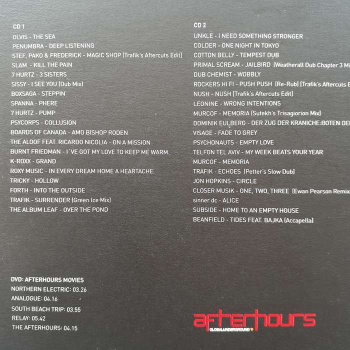 Global Underground Afterhours 2 - Various Artists (2 CD + 1 DVD) (2005)