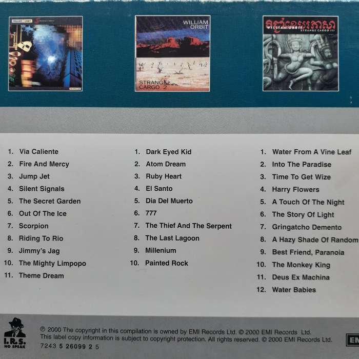 William Orbit - Strange Cargo I - III (3CD Box) (2000)