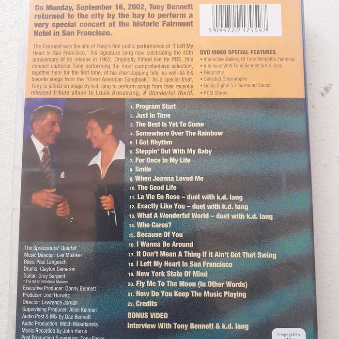 Tony Bennett - Tony Bennett's Wonderful World: Live In San Francisco [DVD] (2002)