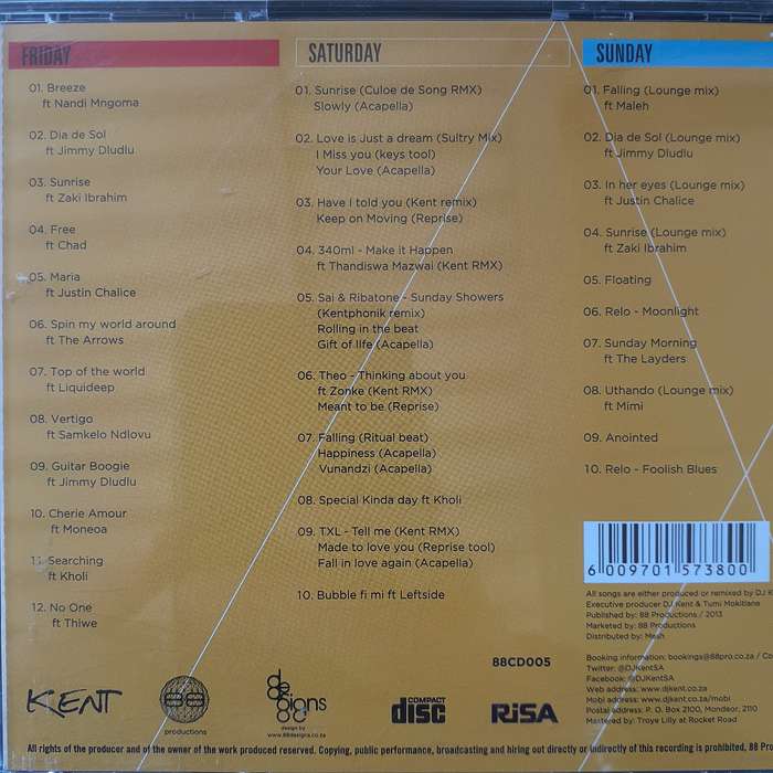 DJ Kent - The Weekent (3 CD) (2013)