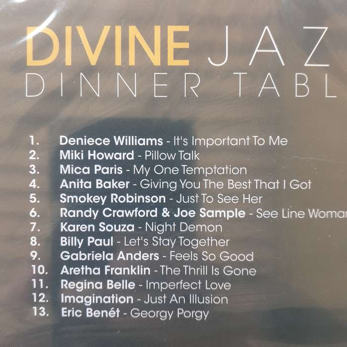 Divine Jazz: Dinner Table - Various Artists (2019)     *NEW, sealed
