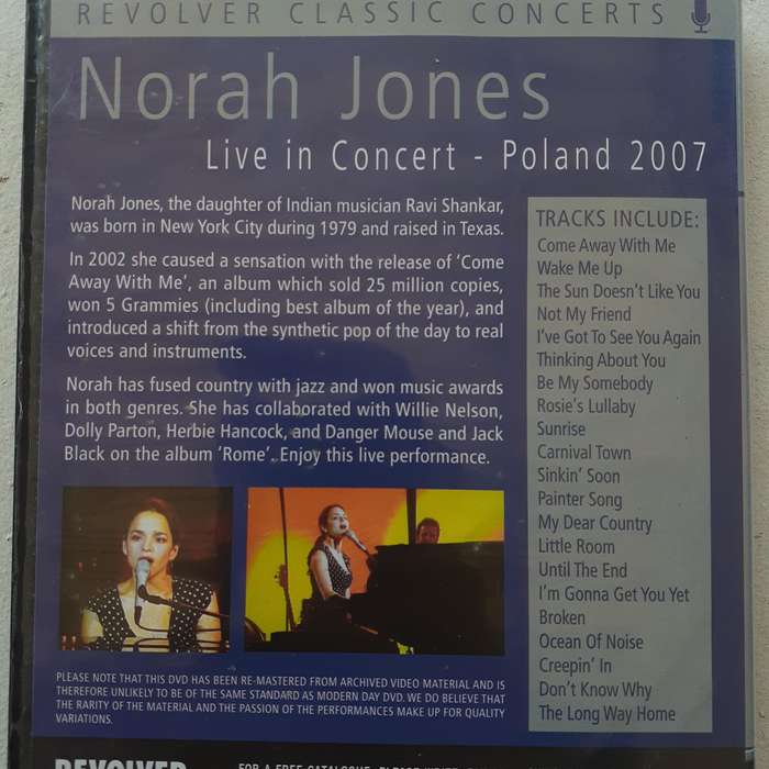Norah Jones - Live In Concert - Poland 2007 [DVD]