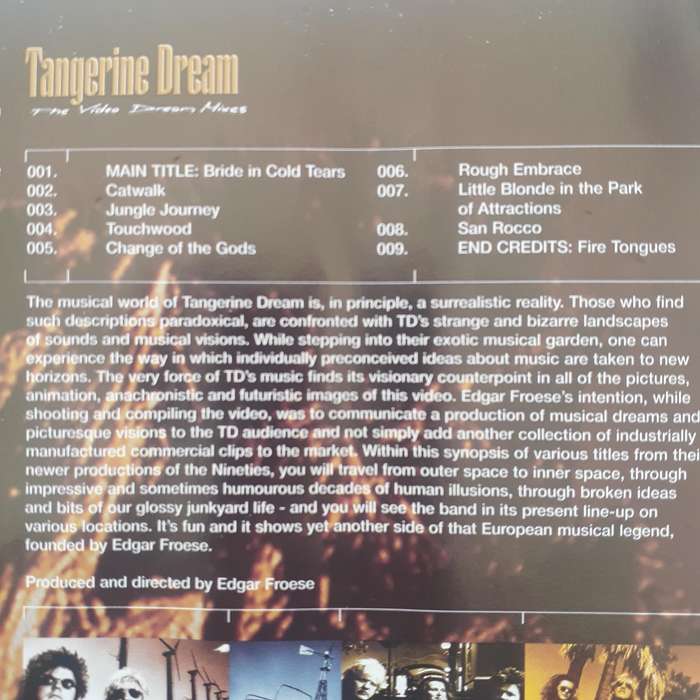 Tangerine Dream - The Video Dream Mixes [DVD] (1996)   *Electronic/Ambient
