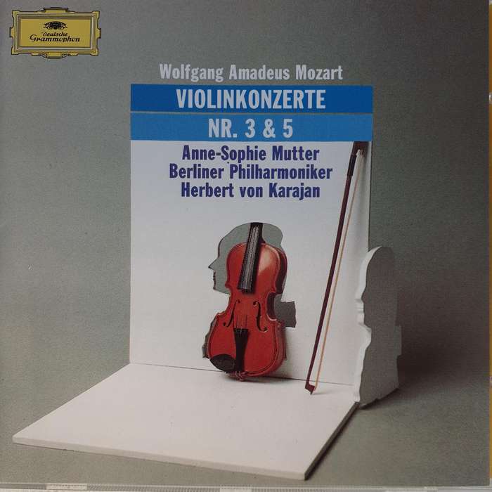 W.A. Mozart, Anne-Sophie Mutter, Berliner Philharmoniker, Von Karajan - Violinkonzerte Nr. 3 & 5