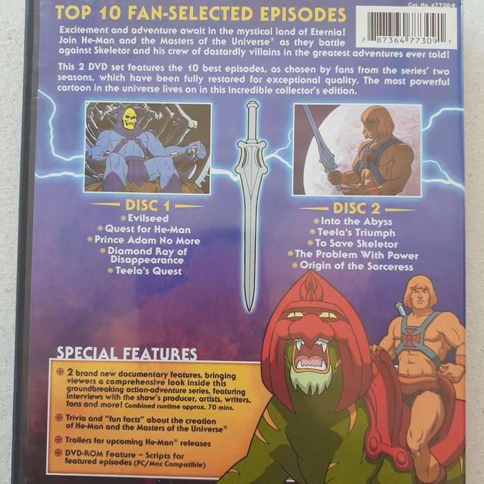 He-Man And The Masters Of The Universe - 10 Best Episodes [2DVD Import]