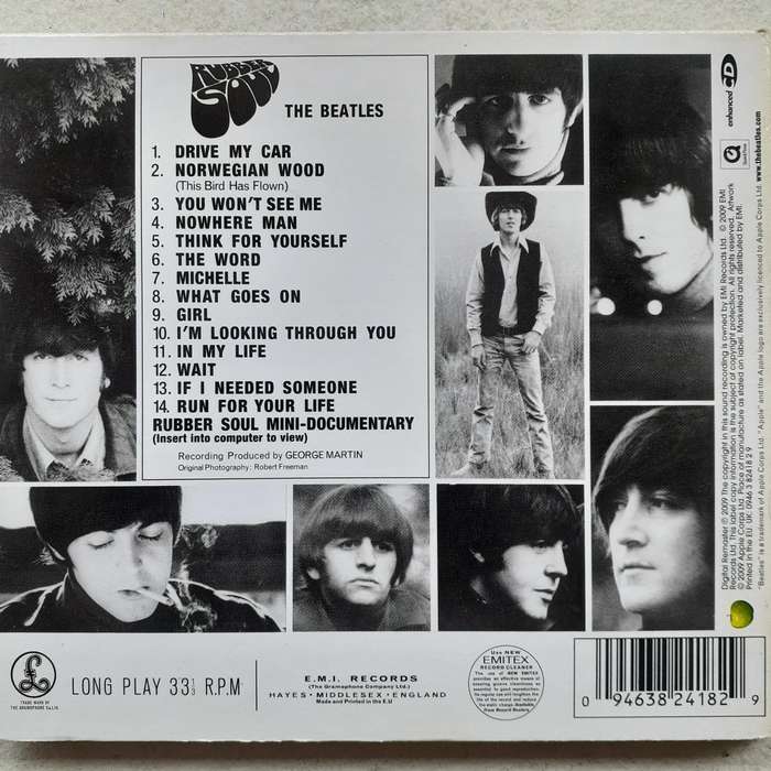 The Beatles - Rubber Soul (Remastered CD digipak)