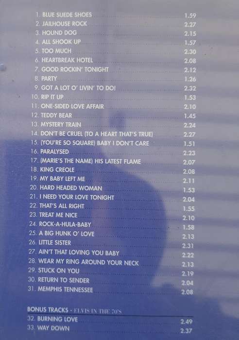 Elvis Presley - Blue Suede Shoes: The Ultimate Rock 'N' Roll Collection (CD) (1999)
