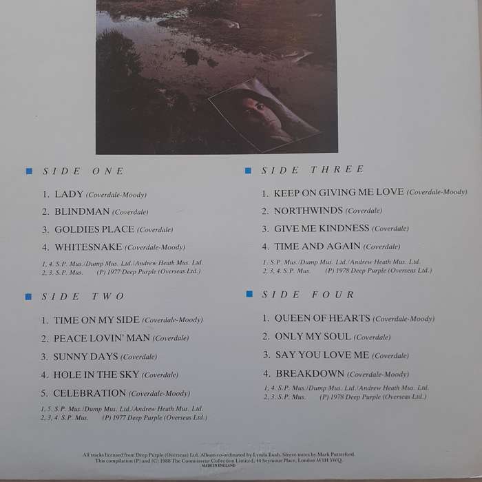 VINYL - David Coverdale  Whitesnake/Northwinds (2LP UK press 1988)