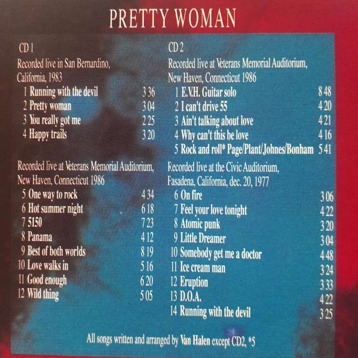 Van Halen - Pretty Woman (2CD) (1992)
