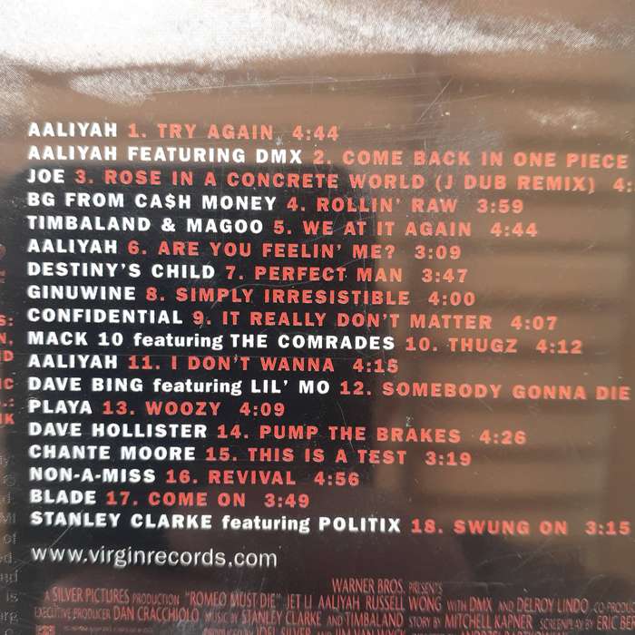 Romeo Must Die (The Album) - Various Artists (CD) (2000)    *R&B