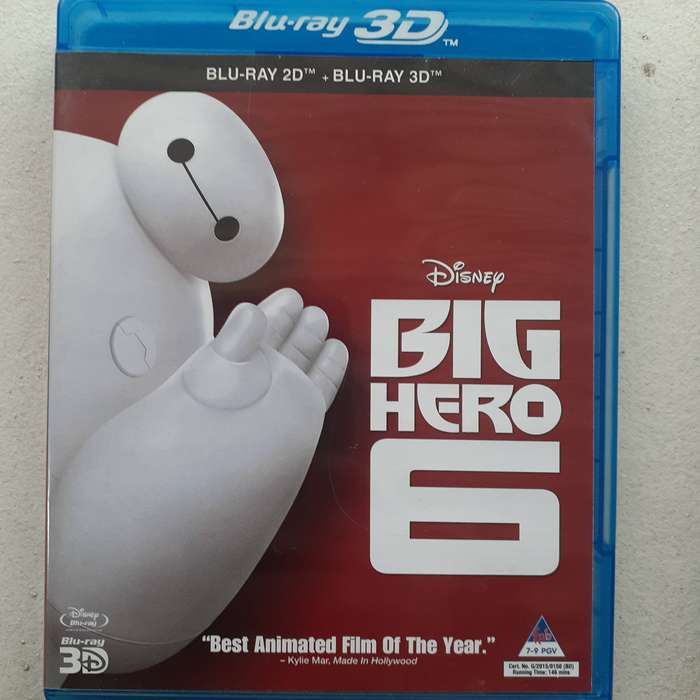 Big Hero 6 [3D Blu-ray Movie + Blu-ray Movie]