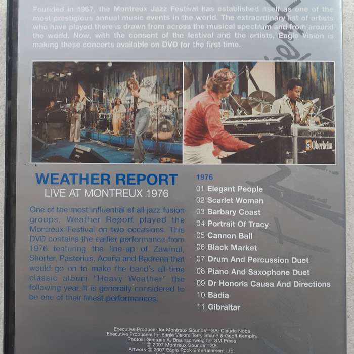 Weather Report - Live At Montreux 1976 [DVD] (2007)