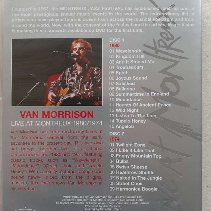 Van Morrison - Live At Montreux 1980 / 1974 [2 DVD] (2006)