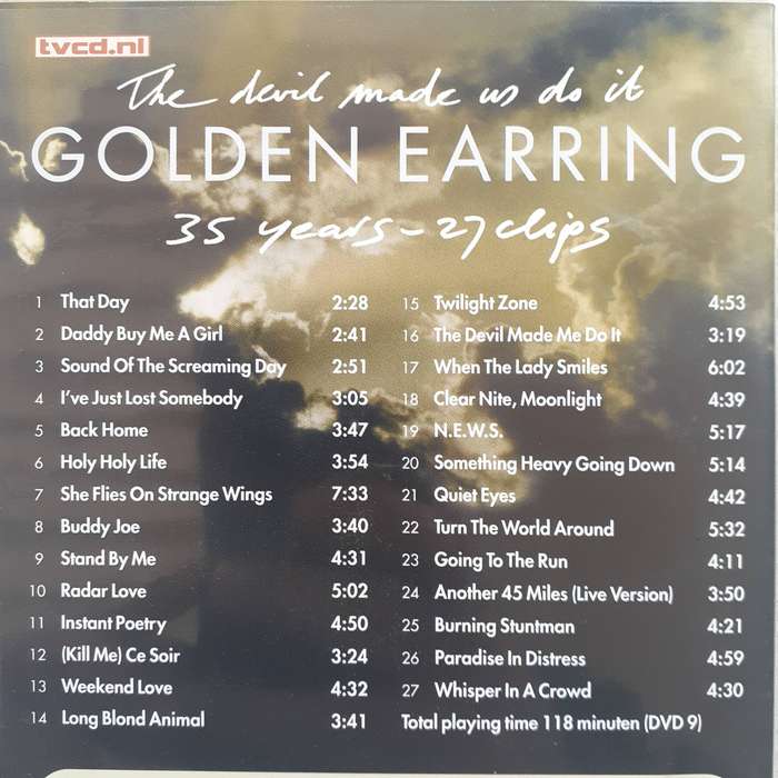 Golden Earring - The Devil Made Us Do It 35 Years: 27 Clips [DVD] (2002)  [D]