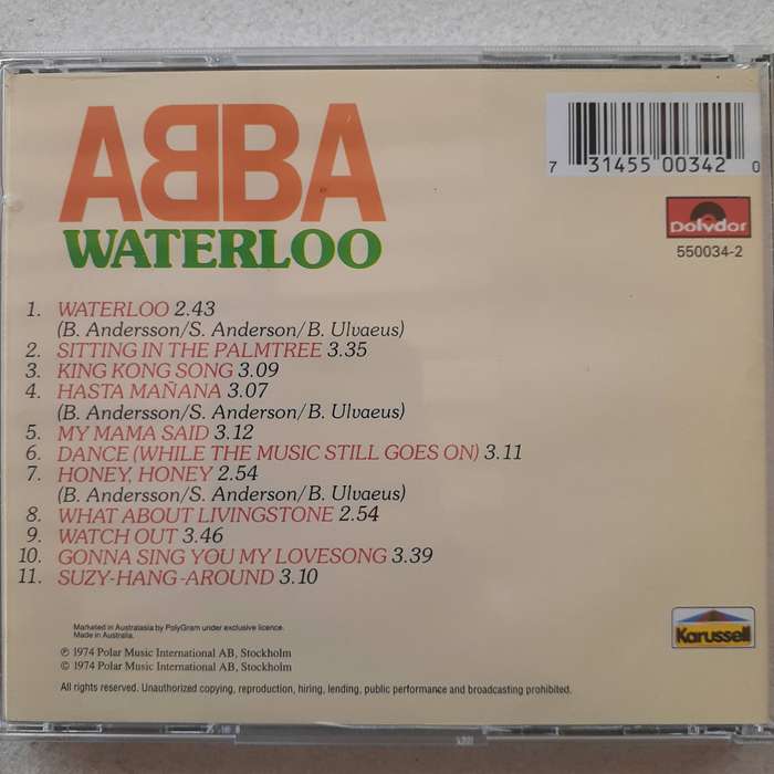 ABBA - Waterloo [Import CD] (1974)    [D]