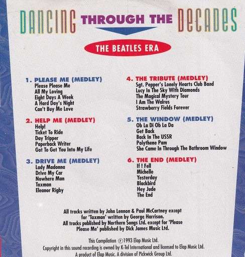 Dancing Through The Decades: The Beatles Era - Various Artists (1993)