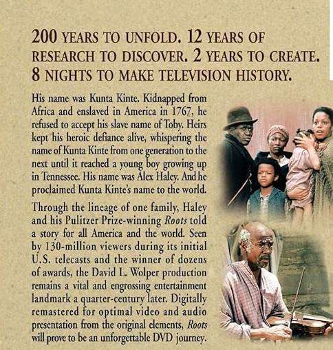 Roots (A David L. Wolper production) 20th Anniversary Edition [3 x dual Disc DVD Set]