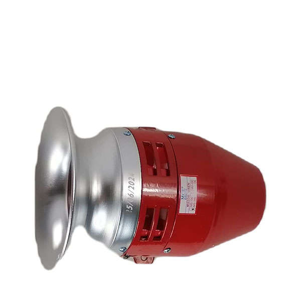 Red and Silver School Siren - Powerful Alert System for Safety & Communication | Weather-Resistan...