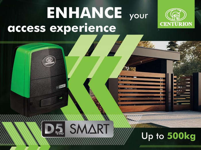 Centurion D5 Evo Smart Gate Motor - Refurbished, Battery & Remotes - Smart Automation System