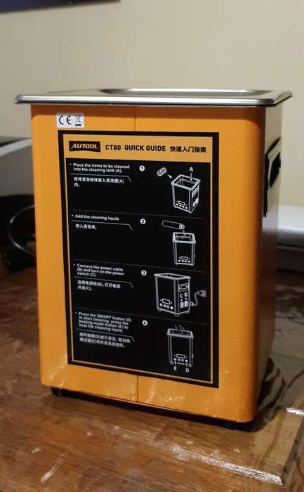 Autool Ultrasonic Cleaner CT80 for sale. New. 3 year warrenty. Can also clean injectors.