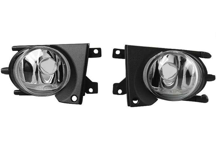1 Pair Front Left + Right  Fog/Driving Lamp Headlight Frame For BMW 5-Series E39 2001-2003