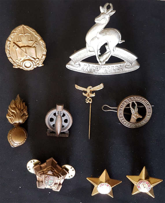 Collection of South African Military Badges