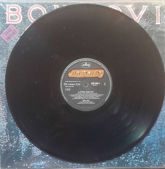 Bon Jovi Slippery When Wet Vinyl