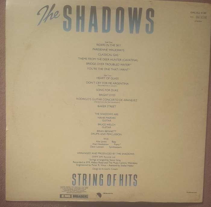 The Shadows String Of Hits Vinyl
