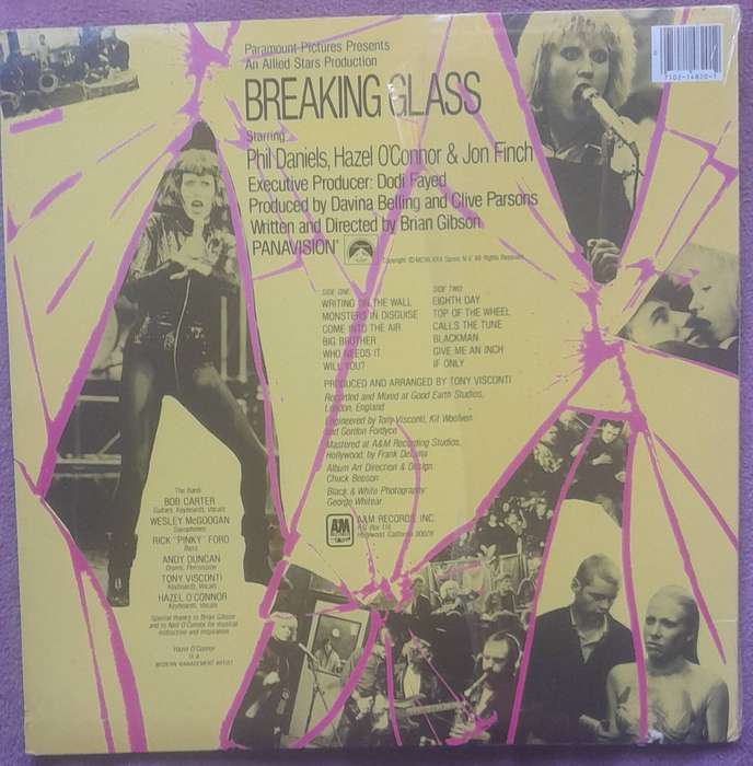 Hazel O' Connor Breaking Glass Vinyl