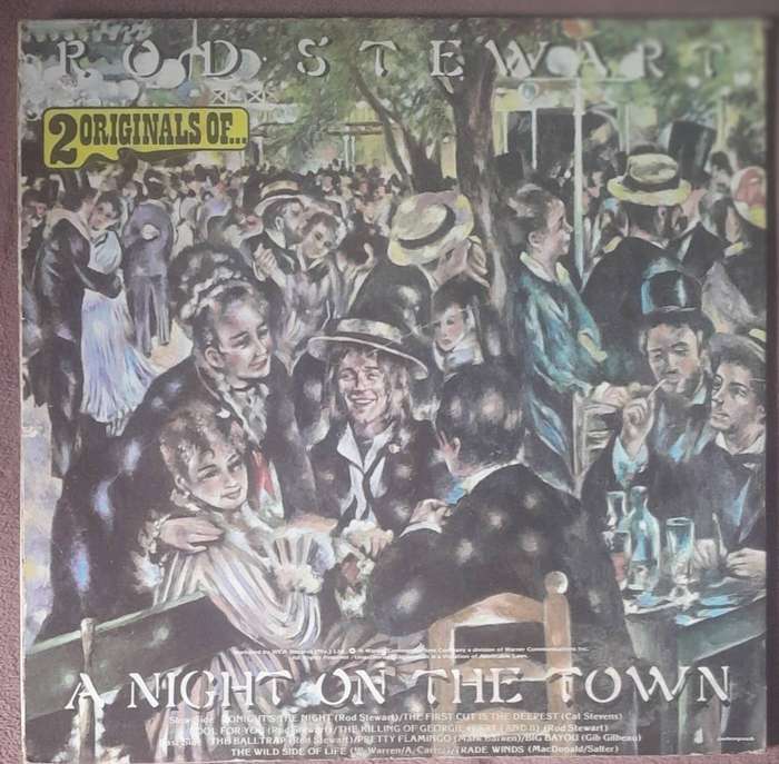 Rod Stewart Atlantic Crossing and A Night On The Town Vinyl