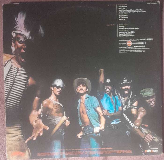 Village People Live and Sleazy Double Vinyl