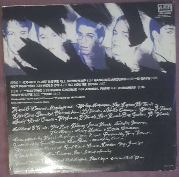 Hazel O' Connor Cover Plus Vinyl