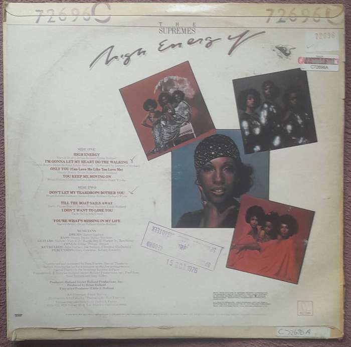 The Supremes High Energy Vinyl