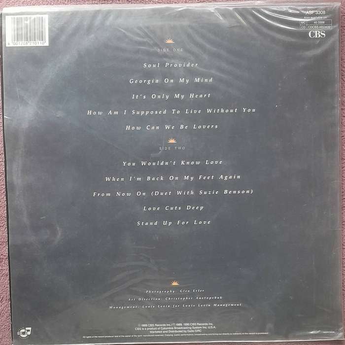 Michael Bolton Soul Privider Vinyl