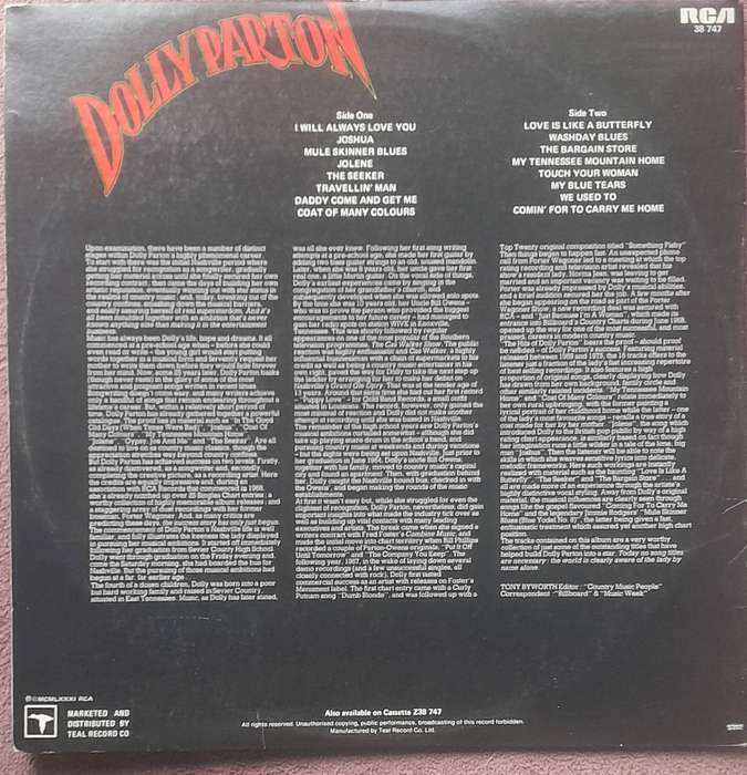 Dolly Parton The Very Best Vinyl