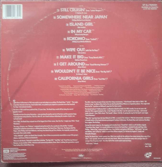The Beach Boys Still Crusin' Vinyl