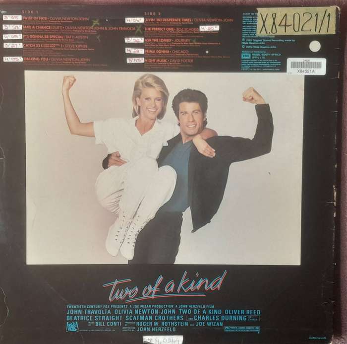Two Of A Kind Soundtrack Vinyl