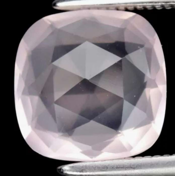 1.91ct Cushion Cut Natural Untreated Pink Rose Quartz