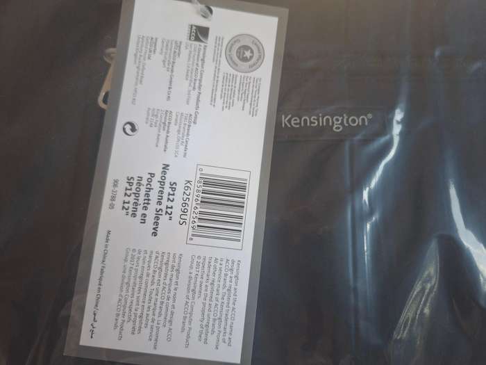 Kensington SP12 Neoprene Laptop Sleeves x 2