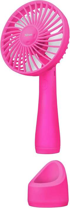 Trust Ventu Go Portable Fans  2 Pink, 2 Yellow, 2 Red  Damaged Boxes, Brand New  R1.00 No Reserve