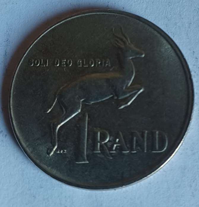 Old RSA one Rand Coin 1988