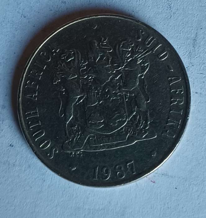 1987 RSA 50 Cent Coin